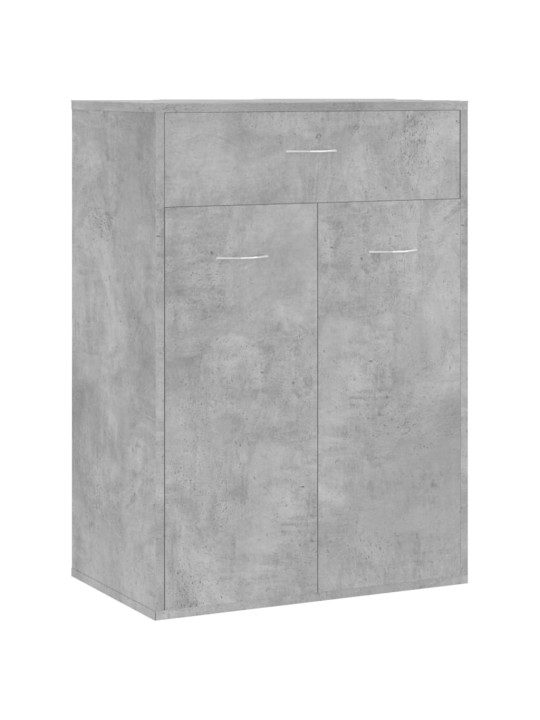 Botník betonově šedý 60 x 35 x 84 cm kompozitní dřevo