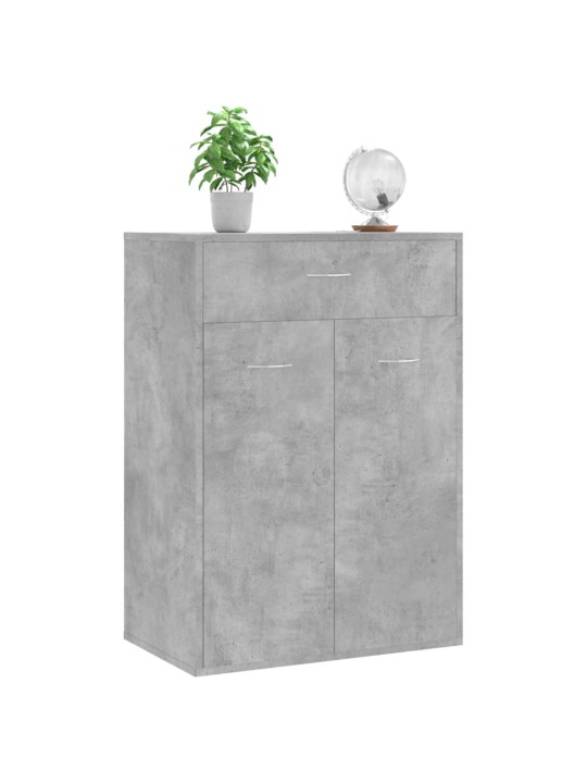 Botník betonově šedý 60 x 35 x 84 cm kompozitní dřevo