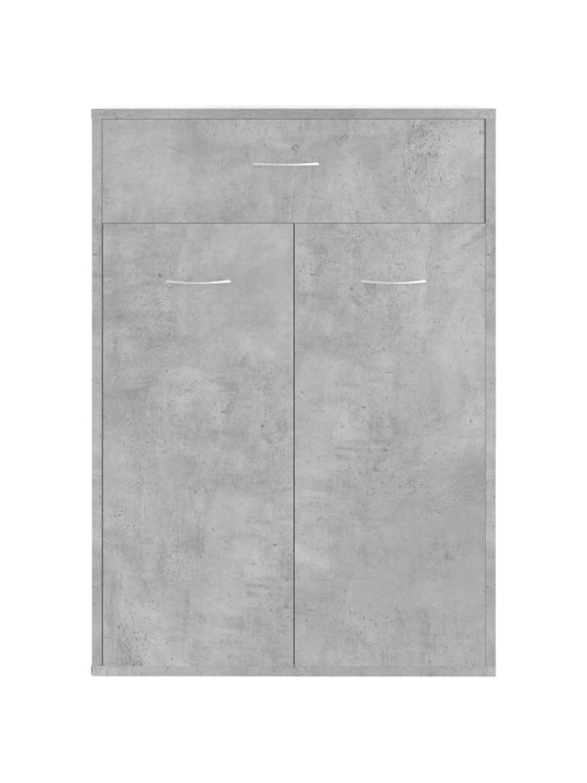 Botník betonově šedý 60 x 35 x 84 cm kompozitní dřevo