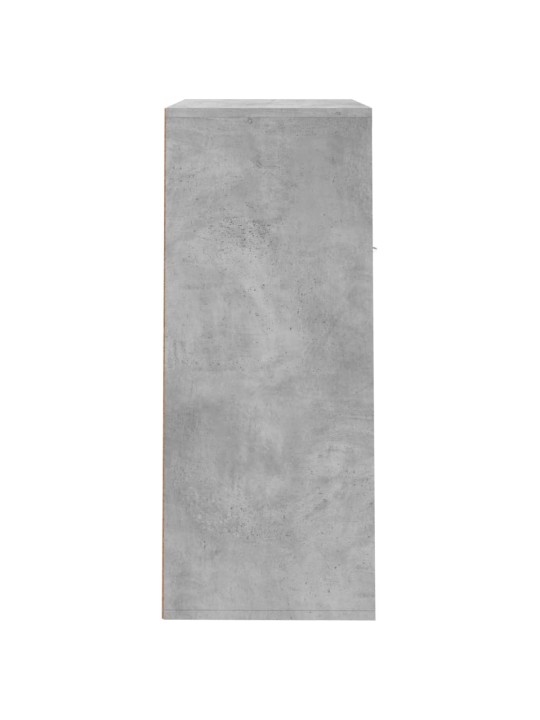 Botník betonově šedý 60 x 35 x 84 cm kompozitní dřevo