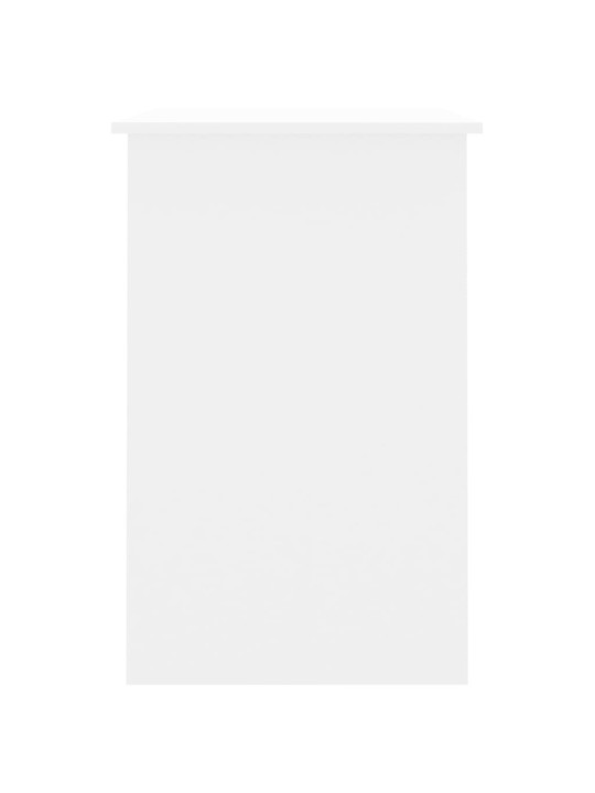 Psací stůl bílý 100 x 50 x 76 cm dřevotříska