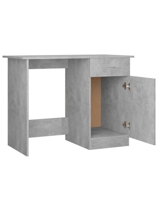Psací stůl betonově šedý 100 x 50 x 76 cm dřevotříska