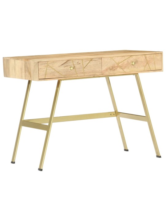 Psací stůl se zásuvkami 100x55x75 cm masivní mangovníkové dřevo