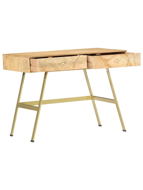 Psací stůl se zásuvkami 100x55x75 cm masivní mangovníkové dřevo