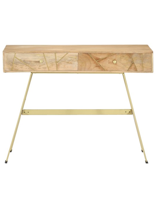 Psací stůl se zásuvkami 100x55x75 cm masivní mangovníkové dřevo
