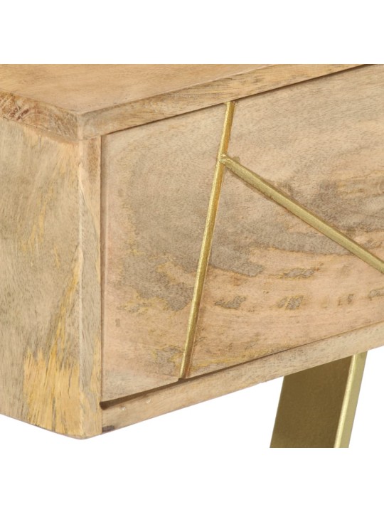 Psací stůl se zásuvkami 100x55x75 cm masivní mangovníkové dřevo