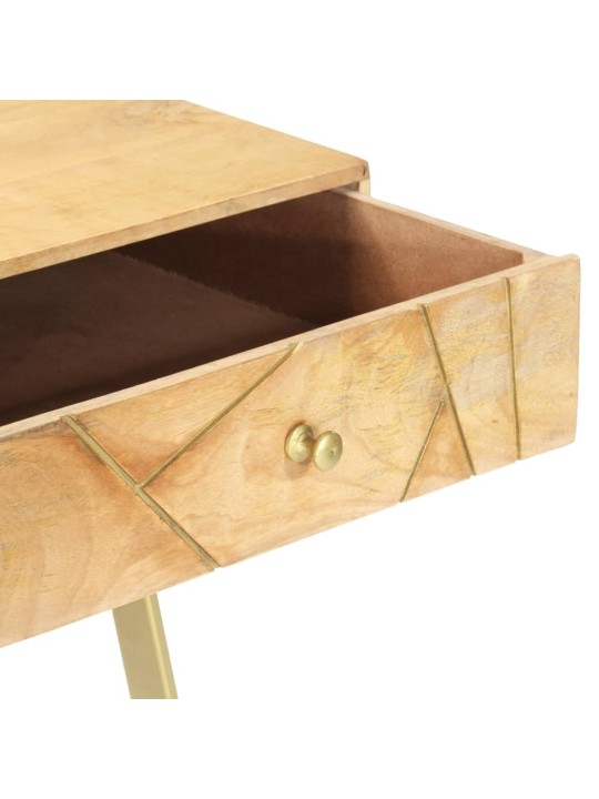 Psací stůl se zásuvkami 100x55x75 cm masivní mangovníkové dřevo