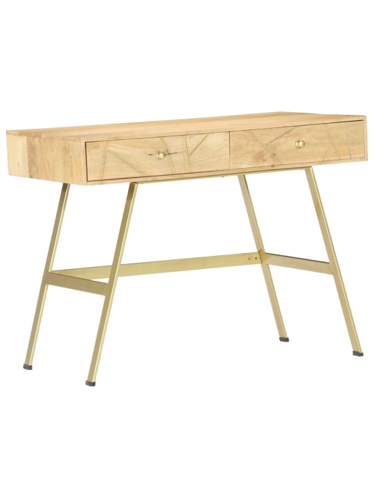 Psací stůl se zásuvkami 100x55x75 cm masivní mangovníkové dřevo