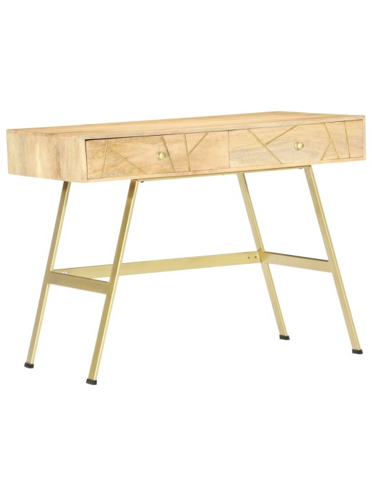 Psací stůl se zásuvkami 100x55x75 cm masivní mangovníkové dřevo
