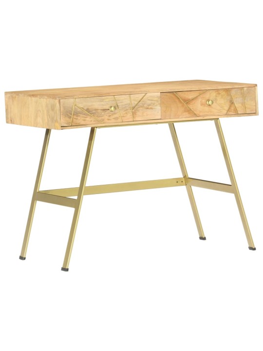 Psací stůl se zásuvkami 100x55x75 cm masivní mangovníkové dřevo