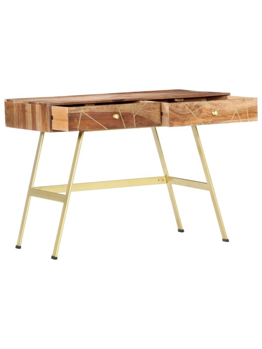 Psací stůl se zásuvkami 100x55x75 cm masivní akáciové dřevo
