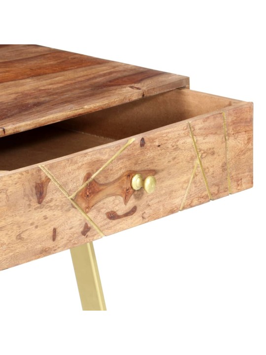 Psací stůl se zásuvkami 100x55x75 cm masivní akáciové dřevo