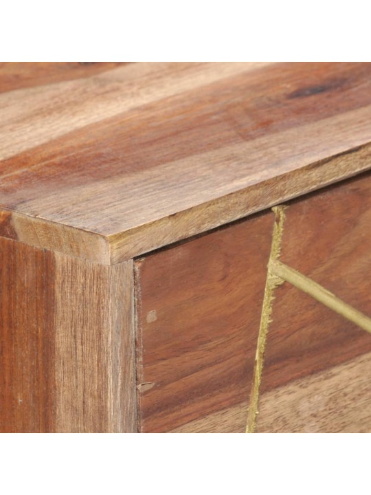 Psací stůl se zásuvkami 100x55x75 cm masivní akáciové dřevo
