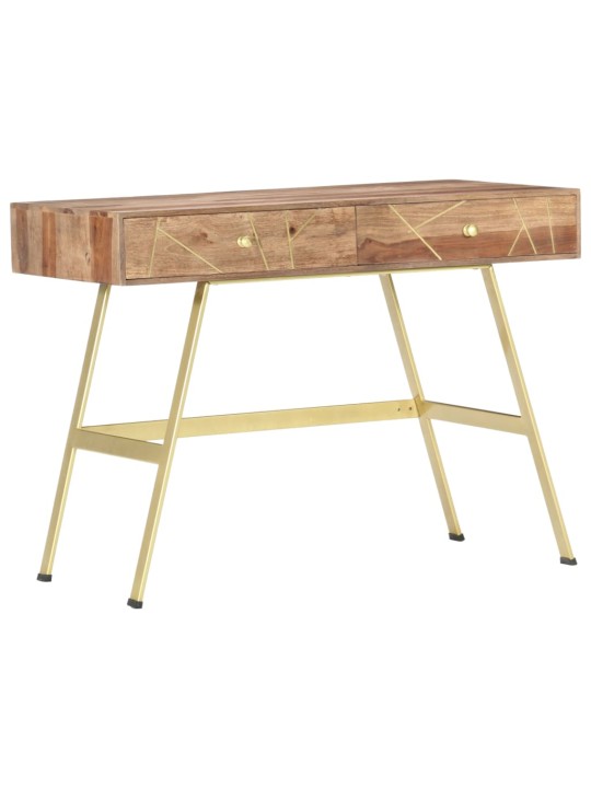 Psací stůl se zásuvkami 100x55x75 cm masivní akáciové dřevo