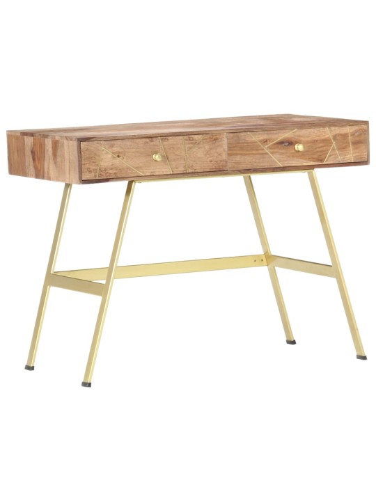 Psací stůl se zásuvkami 100x55x75 cm masivní akáciové dřevo