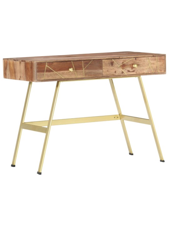 Psací stůl se zásuvkami 100x55x75 cm masivní akáciové dřevo