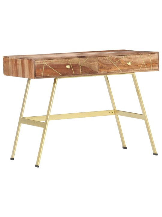Psací stůl se zásuvkami 100x55x75 cm masivní akáciové dřevo