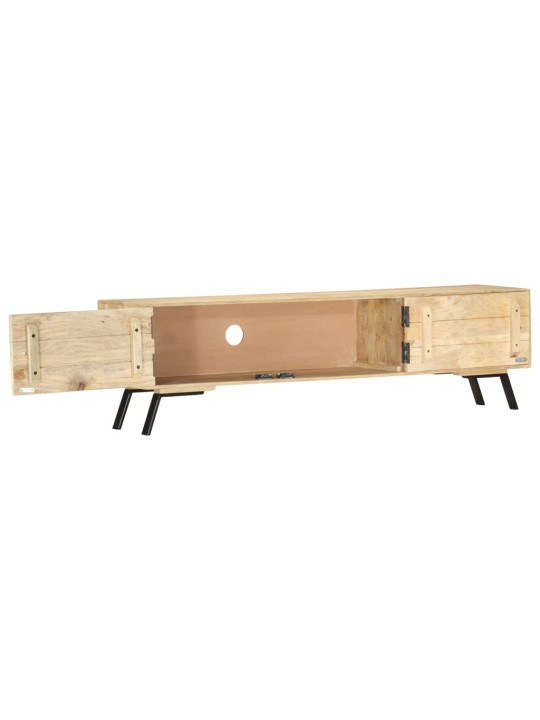 TV stolek 140 x 30 x 40 cm masivní mangovníkové dřevo