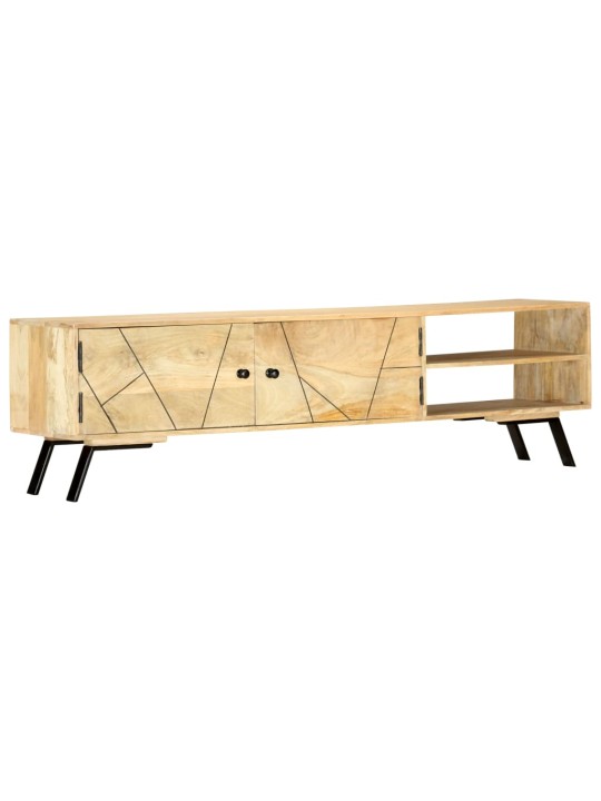 TV stolek 140 x 30 x 40 cm masivní mangovníkové dřevo