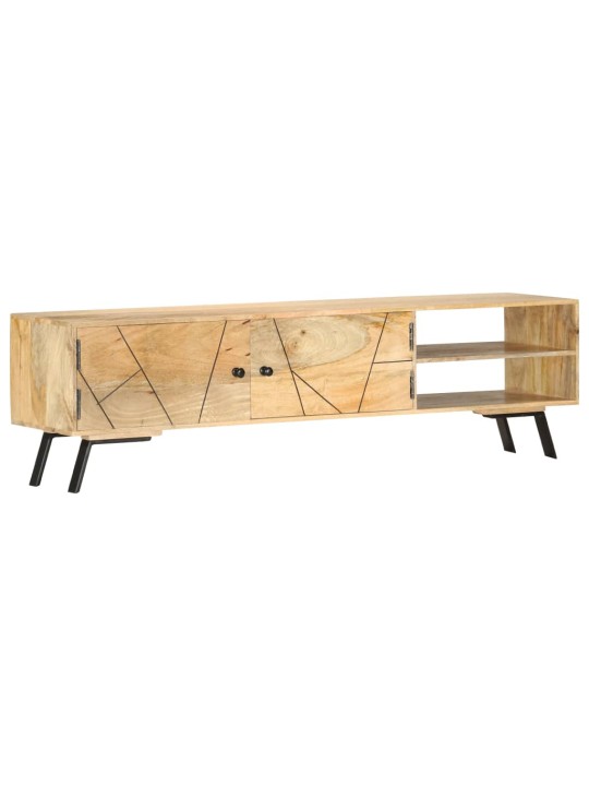 TV stolek 140 x 30 x 40 cm masivní mangovníkové dřevo