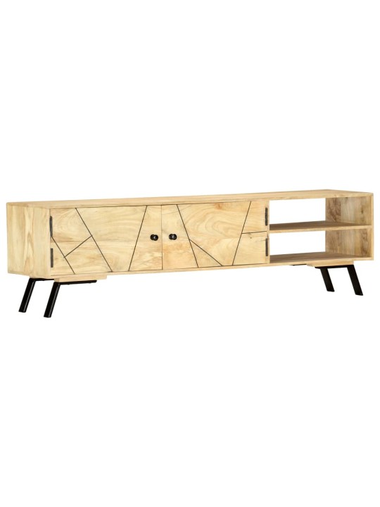 TV stolek 140 x 30 x 40 cm masivní mangovníkové dřevo