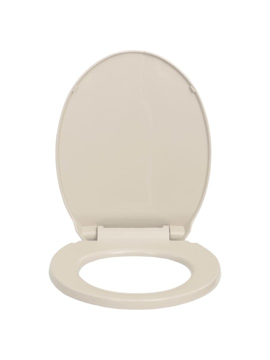 WC sedátko s pomalým sklápěním meruňkové oválné