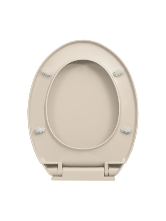 WC sedátko s pomalým sklápěním meruňkové oválné