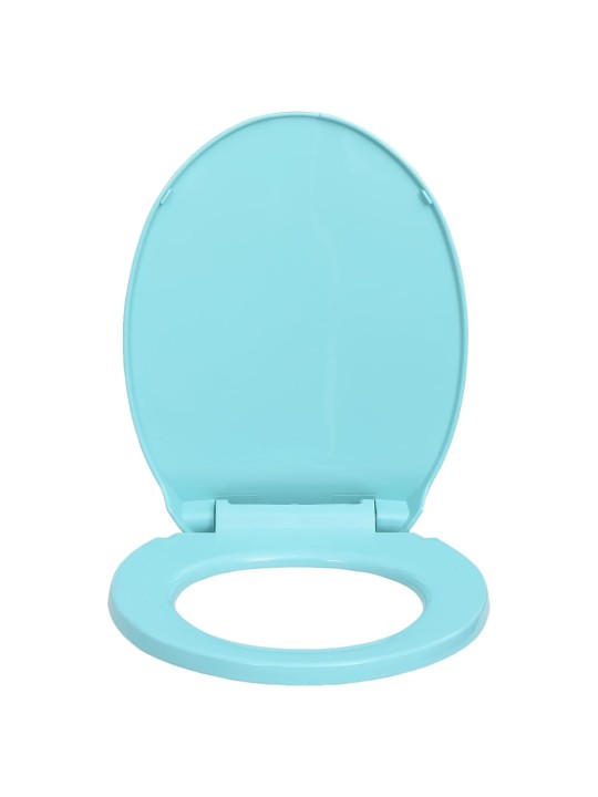 WC sedátko s pomalým sklápěním zelené oválné