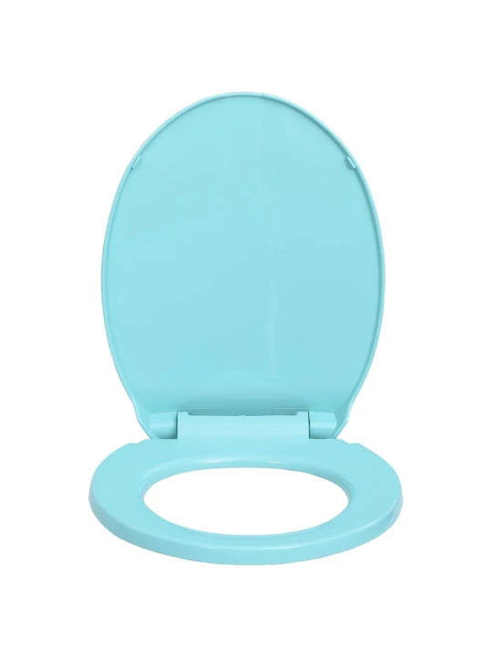 WC sedátko s pomalým sklápěním zelené oválné