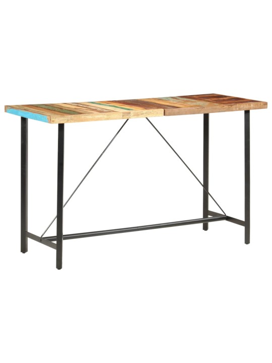 Barový stůl 180 x 70 x 107 cm masivní recyklované dřevo