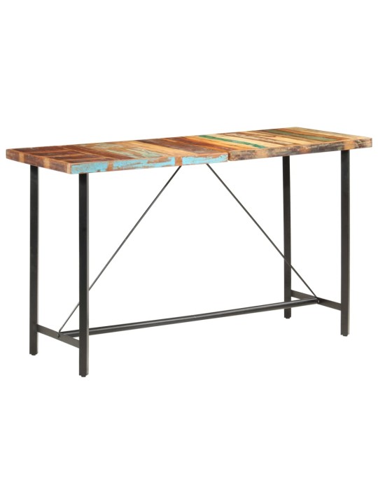 Barový stůl 180 x 70 x 107 cm masivní recyklované dřevo