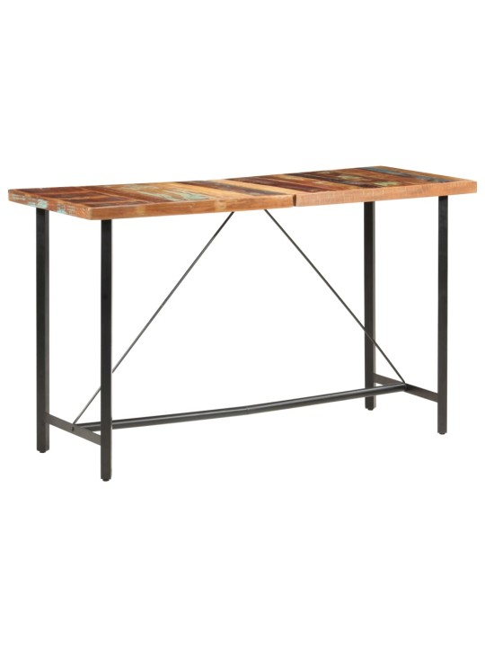 Barový stůl 180 x 70 x 107 cm masivní recyklované dřevo
