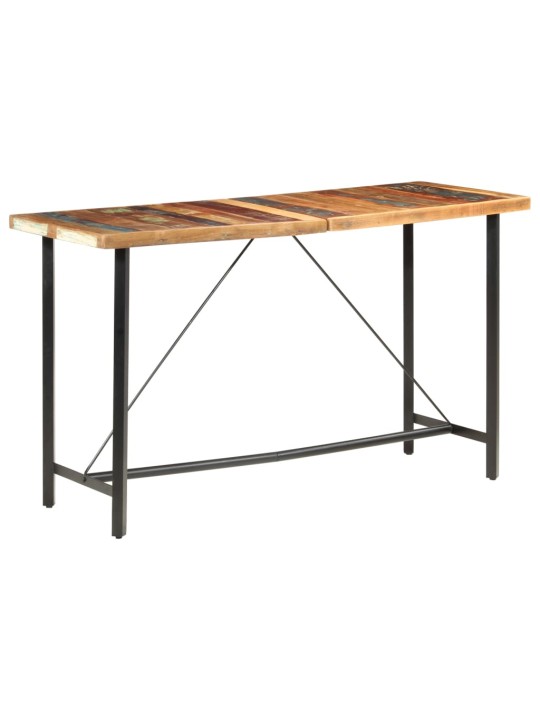 Barový stůl 180 x 70 x 107 cm masivní recyklované dřevo