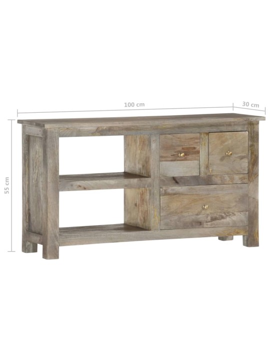 Tv stolek 100 x 30 x 55 cm masivní mangovníkové dřevo