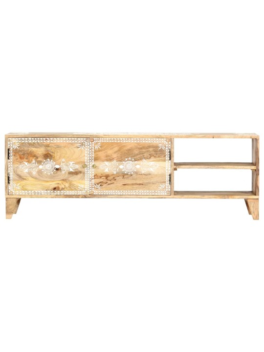 TV stolek 120 x 30 x 40 cm masivní mangovníkové dřevo