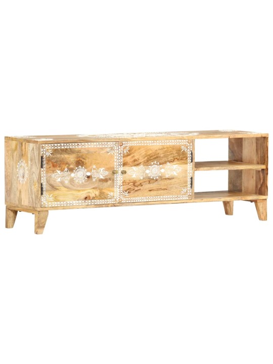 TV stolek 120 x 30 x 40 cm masivní mangovníkové dřevo