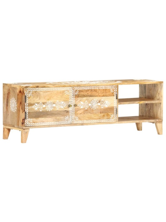 TV stolek 120 x 30 x 40 cm masivní mangovníkové dřevo