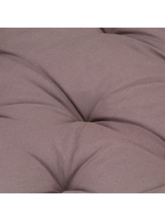 Poduška na nábytek z palet bavlna 120 x 40 x 7 cm taupe