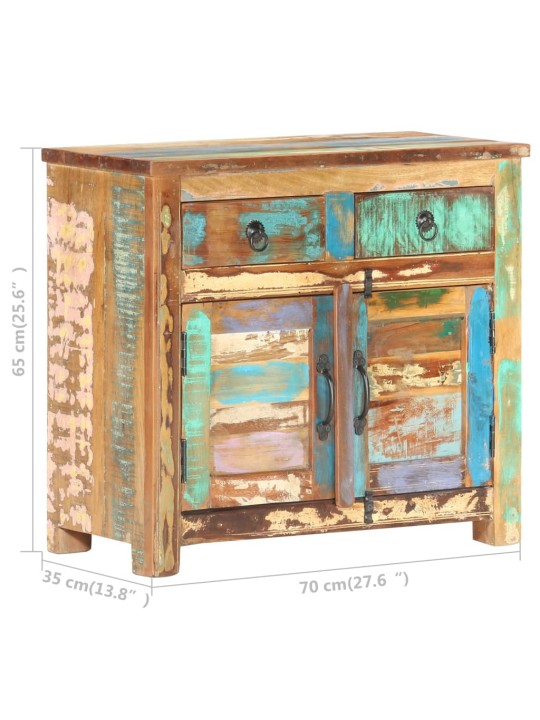 Příborník 70 x 35 x 65 cm masivní recyklované dřevo