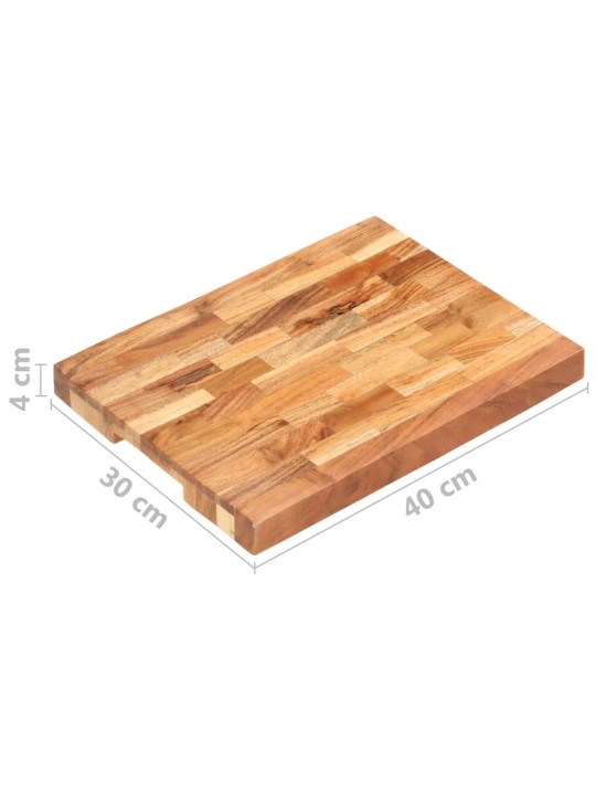 Prkénko na krájení potravin 40 x 30 x 4 cm masivní akácie