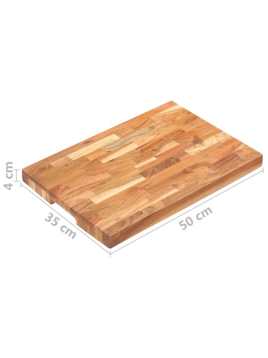Prkénko na krájení potravin 50 x 35 x 4 cm masivní akácie