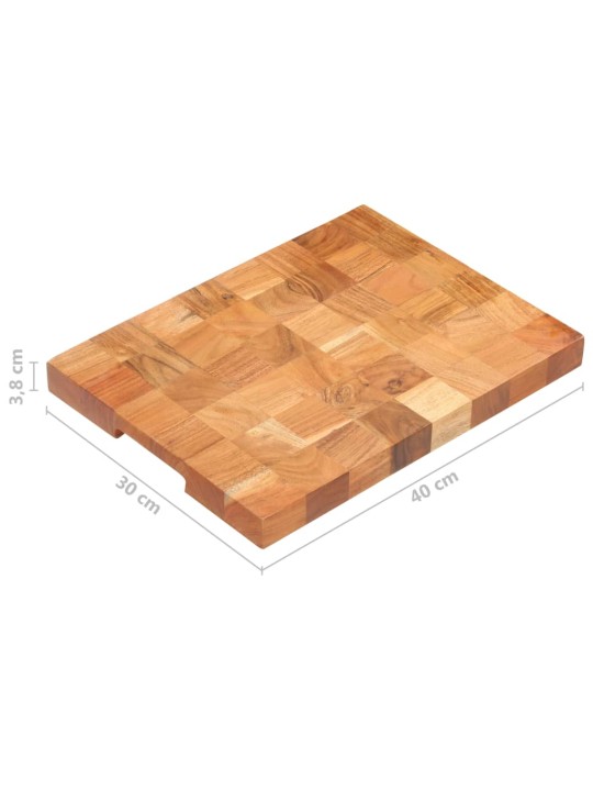 Prkénko na krájení potravin 40 x 30 x 3,8 cm masivní akácie