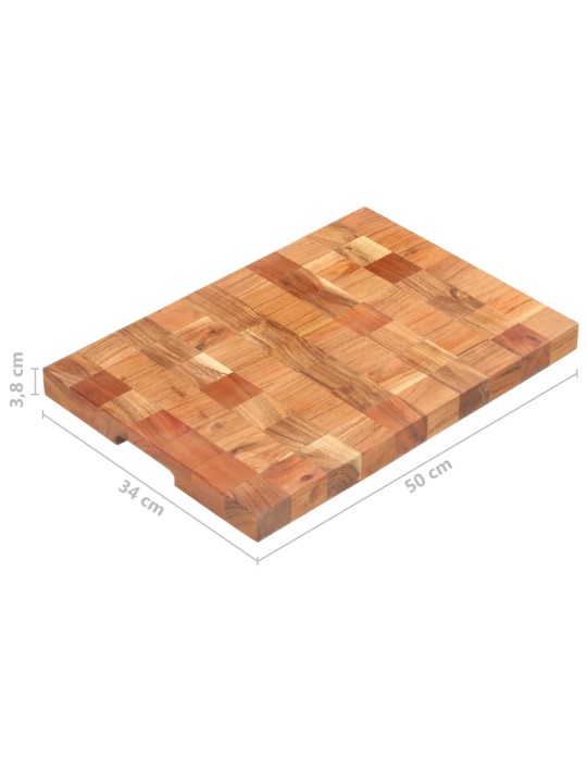 Prkénko na krájení potravin 50 x 34 x 3,8 cm masivní akácie