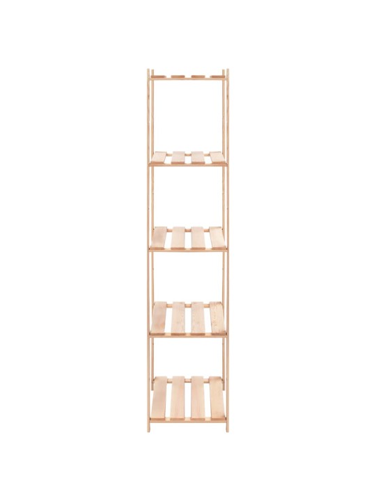 Úložný regál 5 polic 2 ks 80x38x170 cm masivní borovice 250 kg