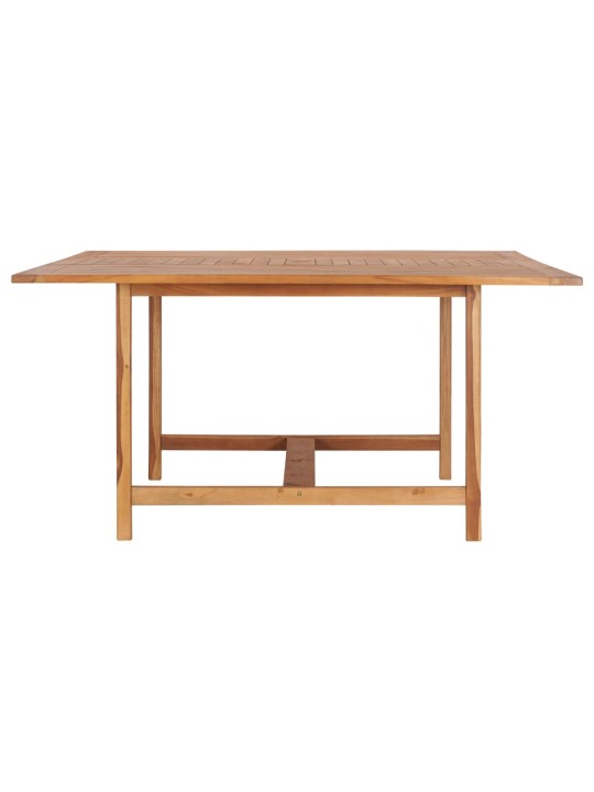 Zahradní stůl 150 x 150 x 76 cm masivní teakové dřevo