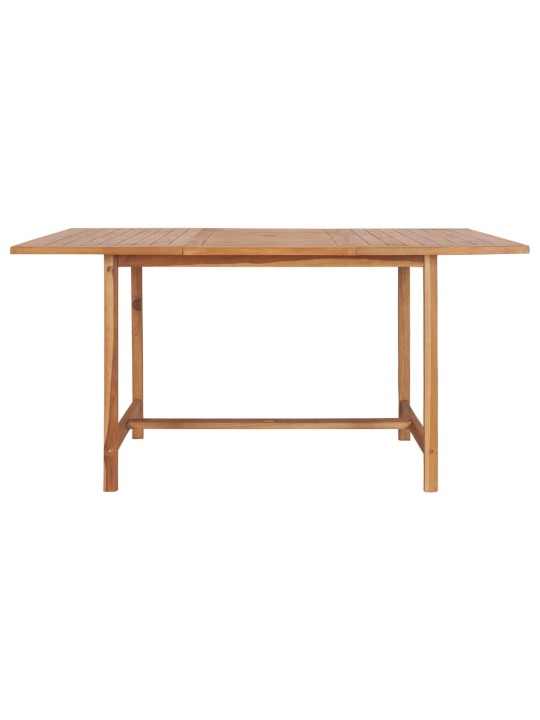 Zahradní stůl 150 x 150 x 76 cm masivní teakové dřevo