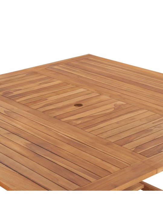 Zahradní stůl 150 x 150 x 76 cm masivní teakové dřevo