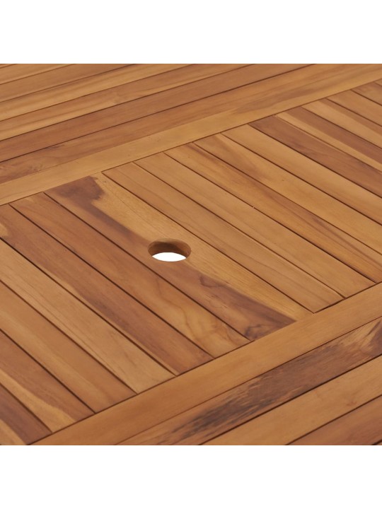 Zahradní stůl 150 x 150 x 75 cm masivní teakové dřevo