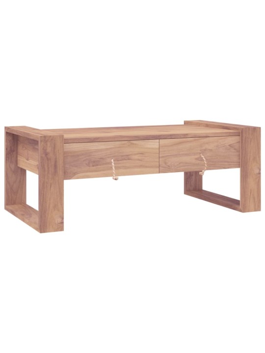 Konferenční stolek 110 x 60 x 40 cm masivní teakové dřevo