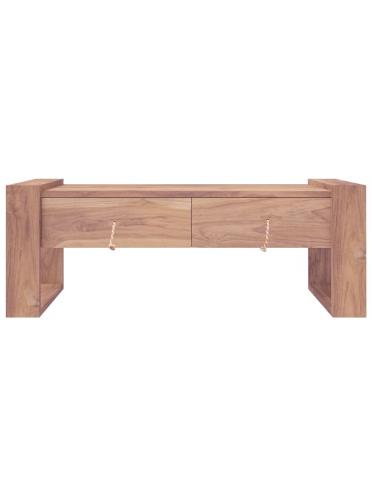 Konferenční stolek 110 x 60 x 40 cm masivní teakové dřevo